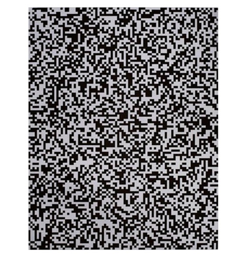 50/50, Random (Coarse)  by Tauba Auerbach