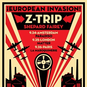 European Invasion Z-Trip by Shepard Fairey