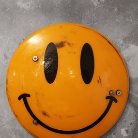 Smiley Riot Shield (Sixth Edition) by James Cauty
