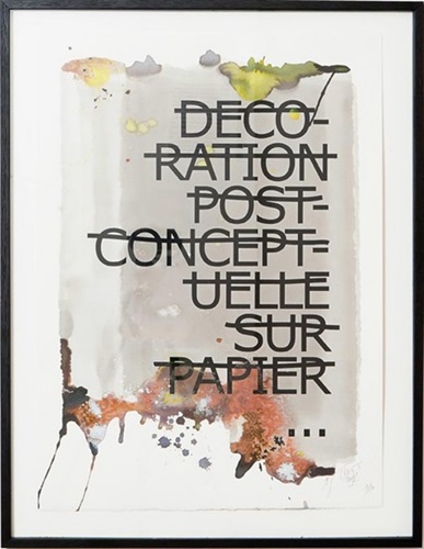 Untitled (Decoration Post-Conceptuelle....)  by Rero