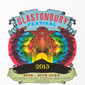Glastonbury 2013 (First Edition) by Stanley Donwood