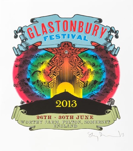 Glastonbury 2013 (First Edition) by Stanley Donwood