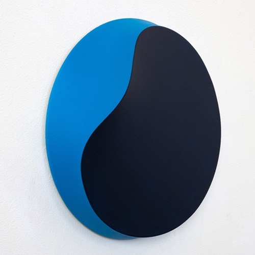 Melted Circle (Blue) by Jan Kalab