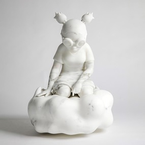 Gaia (White Marble) by Hebru Brantley