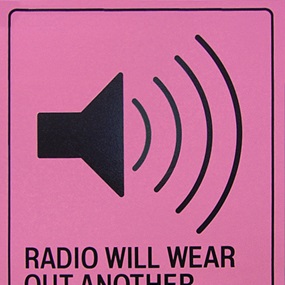 Radio by Anthony Burrill