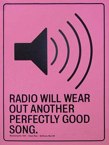 Radio  by Anthony Burrill