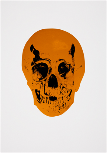 The Dead (Island Copper Raven Black Skull) by Damien Hirst