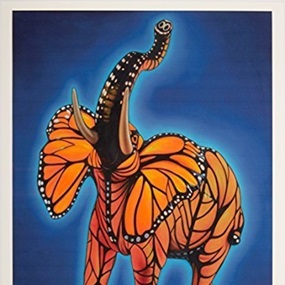 Monarch Elephant by Ron English