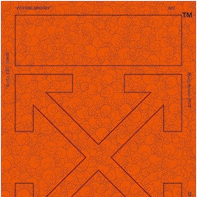 Memento Mori (Fluorescent Orange) by Takashi Murakami | Virgil Abloh