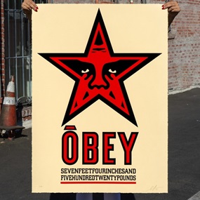 Obey Star (Large Format) by Shepard Fairey