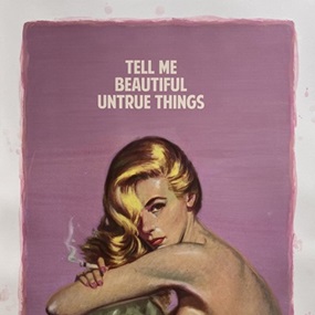 Tell Me Beautiful Untrue Things (Pink (2020)) by Connor Brothers