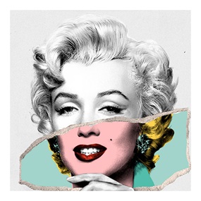 Monroe POPfolio - Photo Tear (24 x 24 Inch) by Mr Brainwash