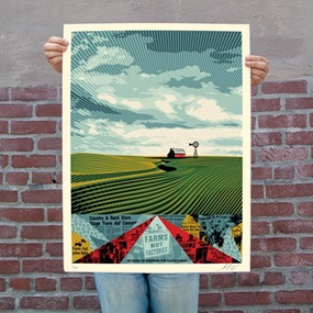 Farms Not Factories by Shepard Fairey