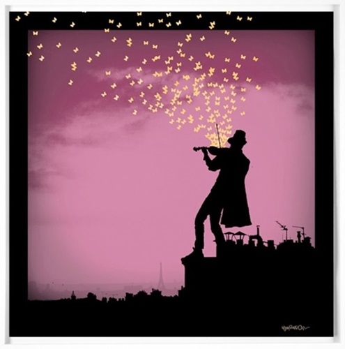 The Musician - Paris (Pink) by Kenny Random