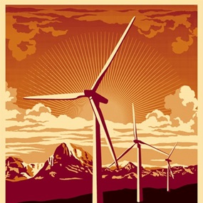 Obey Windmill by Shepard Fairey