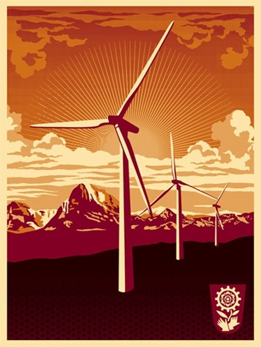 Obey Windmill  by Shepard Fairey
