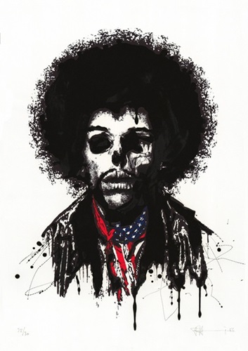 Dead Jimi (Hand-Finished) by Paul Insect