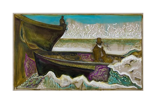 Man On An Icy Sea (Version V)  by Billy Childish