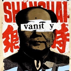 Shanghai Vanity (Red, Blue, Pink, Gold) by Faile