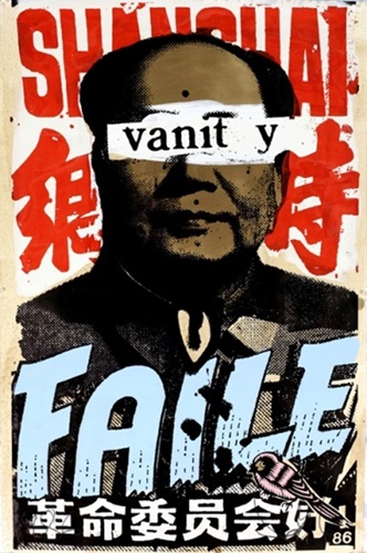 Shanghai Vanity (Red, Blue, Pink, Gold) by Faile