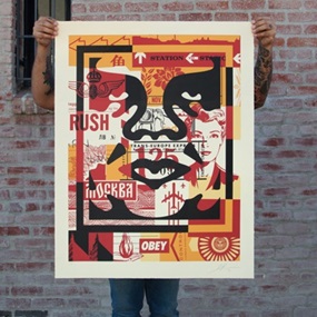 Collage Icon Middle (Large Format) by Shepard Fairey
