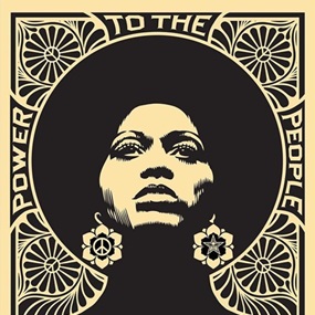 Afrocentric (Black) by Shepard Fairey