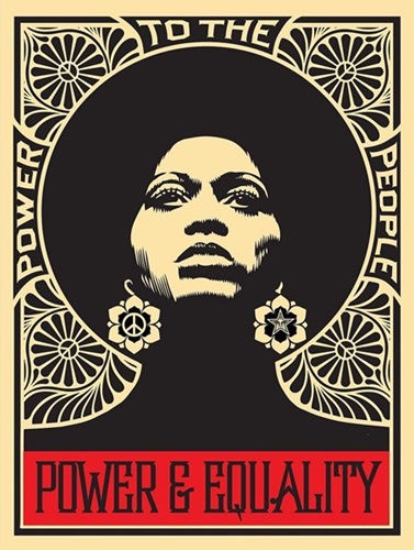Afrocentric (Black) by Shepard Fairey