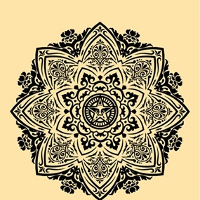 Mandala Ornament 1 (Cream) by Shepard Fairey