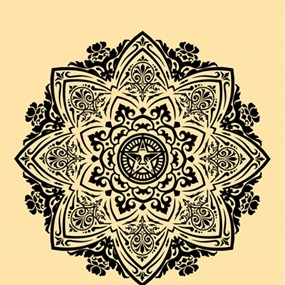 Mandala Ornament 1 (Cream) by Shepard Fairey