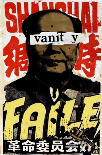 Shanghai Vanity (Red, Yellow, Gold) by Faile