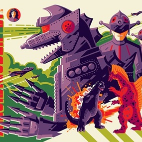 Terror Of Mechagodzilla by Tom Whalen