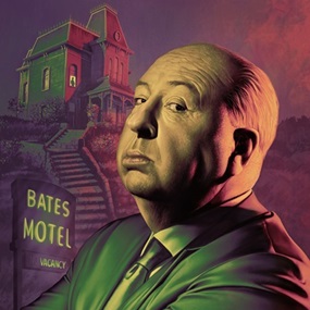 Alfred Hitchcock by Robert Laskey
