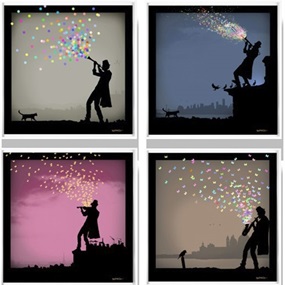 The Musician - Small Set (Black Variant) by Kenny Random