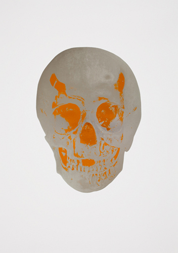 The Dead (Gunmetal Prairie Copper Skull) by Damien Hirst