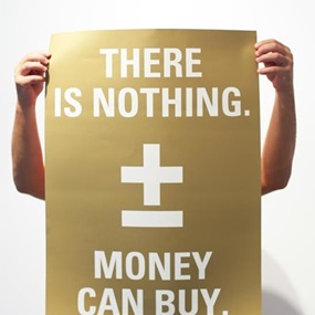 There Is Nothing Money Can Buy (Gold Background) by ±MAISMENOS±