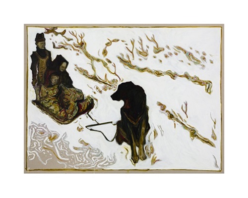 Children On Dog Sledge (Yukon Territory 1899)  by Billy Childish