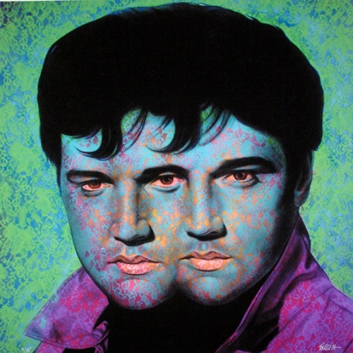 Elvis Elvis (3) by Ron English