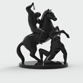 The Horseman (Black) by Cleon Peterson
