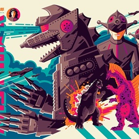 Terror Of Mechagodzilla (Variant) by Tom Whalen