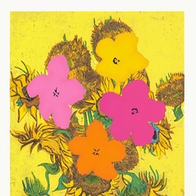 Flower And Sun (Large Format) by Mr Brainwash