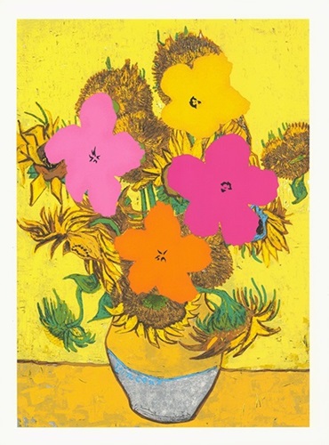 Flower And Sun (Large Format) by Mr Brainwash