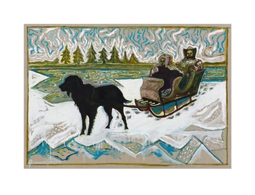 Dog Sleigh  by Billy Childish