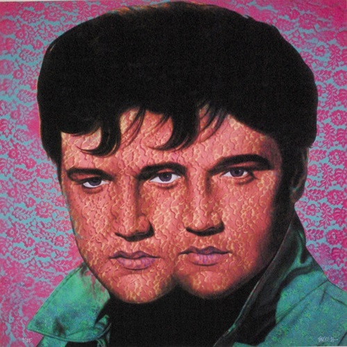 Elvis Elvis (4) by Ron English