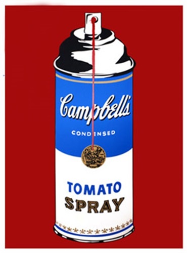 Tomato Spray, 2008 (Red) by Mr Brainwash