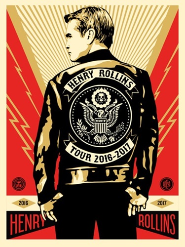 Henry Rollins Tour 2016  by Shepard Fairey