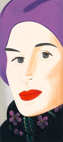 Purple Hat (Ada)  by Alex Katz