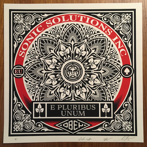 E Pluribus Unum  by Shepard Fairey