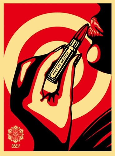 Kiss Me Deadly  by Shepard Fairey