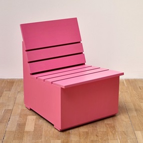 Sunny Chair For Whitechapel (Pink) by Mary Heilmann