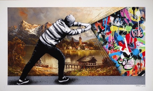 Behind The Curtain (Landscape Variant) by Martin Whatson